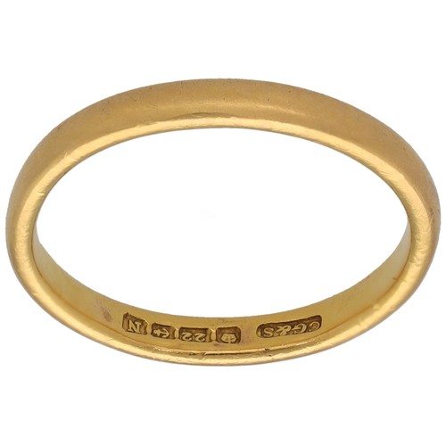 22ct gold ring - gold, wedding