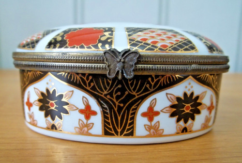 Vintage imari pattern trinket - vintage,