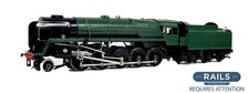 DJH 'O' GAUGE K324A BR GREEN 2-10-0 CLASS 9F KIT BUILT STEAM LOCO *NO MOTOR