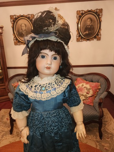 Antique french doll tete - ,