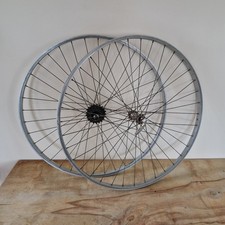Road Bike Wheels 700c Vintage French quick release 6 speed pair wheelset 