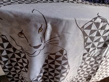 Biba Large Big Cat Panther Statement Scarf - Sarong - SAMARITANS SALE