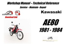 Kawasaki AE80   Service Repair
