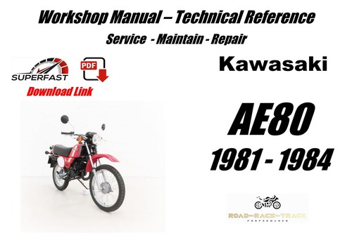 Kawasaki ae80 service - , repair
