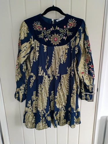Zara womens embroidered mini - zara,