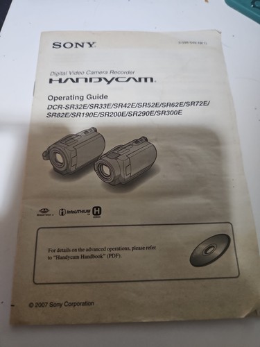 Sony handycam dcr - sony,