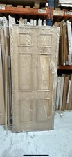 78x33” 44mm Oak 6p Fd30 Fire Doors Raised Moulding
