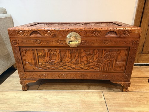 Large vintage chinese carved - large,