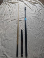 John Parris 2 Piece Professional Cue, Extension, Metal Case. Excellent Condition