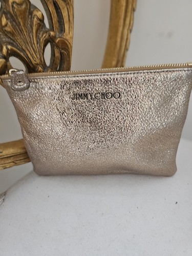 Jimmy choo gold leather zipped - choo,