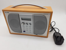 Pure Evoke 2 Radio DAB/FM Digital Radio Portable & Power Lead TESTED & WORKING