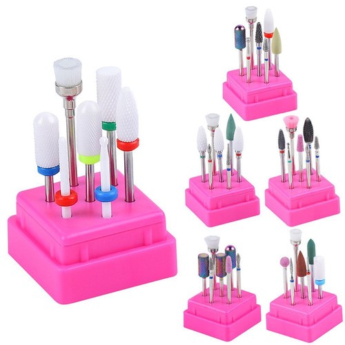 7pcs ceramic nail drill bits - ceramic,