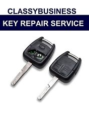 Repair Fix Vauxhall Vectra Astra 3 button remote key fob replace battery case