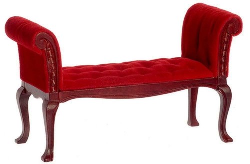 Dolls house mahogany red long - house,