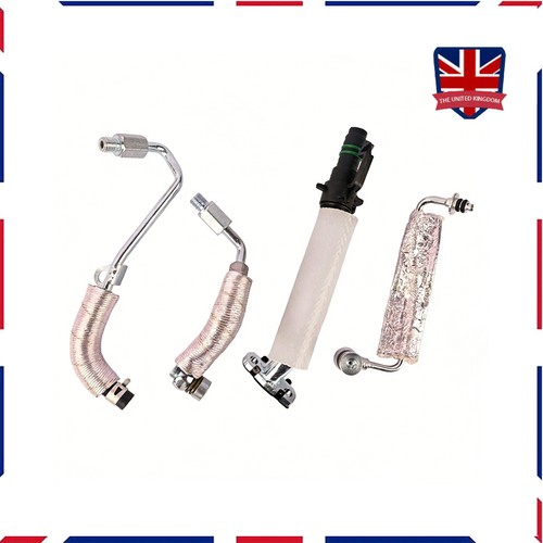 Turbo oil return feed - return, pipes