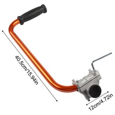 Lawn Machine Auxiliary Adjustable Handles Ergonomically Designed Grips