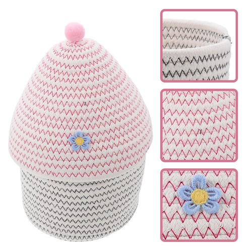 Woven storage basket - woven,
