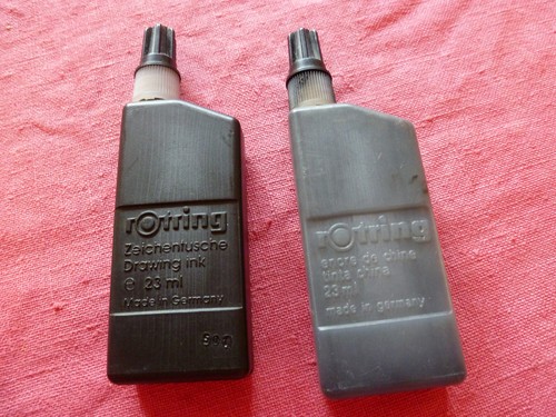 Black rotring ink refils 2 - black,