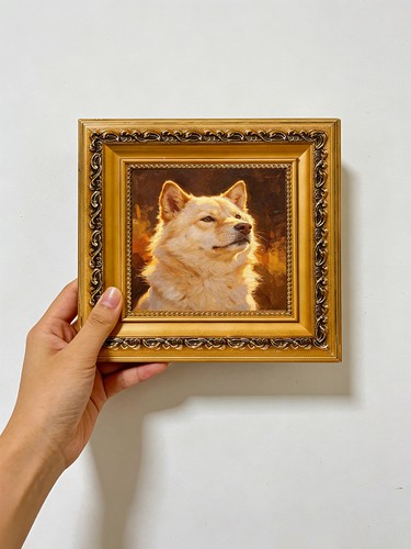 Warm portrait cream colored - of,