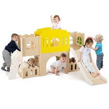 COSTWAY 7-in-1 Toddler Slide