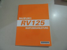 Suzuki RV 125 VanVan 2003 Workshop Manual Repair Servicing