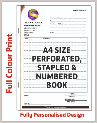Personalised invoice - personalised,