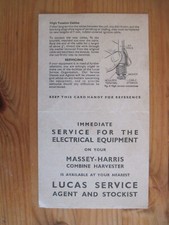 Massey-Harris Combine