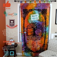 Living Room Curtain Black Tree