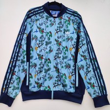 Adidas Originals Blue Island Series Tracksuit Top Jacket | Men's Large