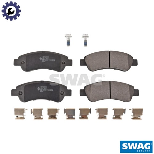 Brake pad set disc - disc, 62