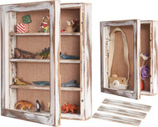 11X14 Shadow Box with Shelves, Large Shadow Boxes Frame with Adjustable Shelves,