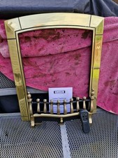 REPLACEMENT FLAVEL CARESS GAS FIRE  FRAME TRIM, GRATE & REMOTE CONTROL  USED