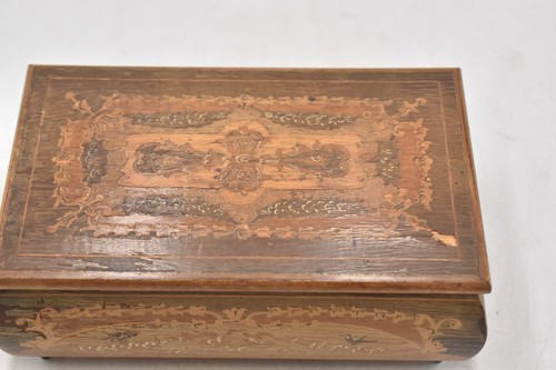 Italian musical jewellery box - italian,