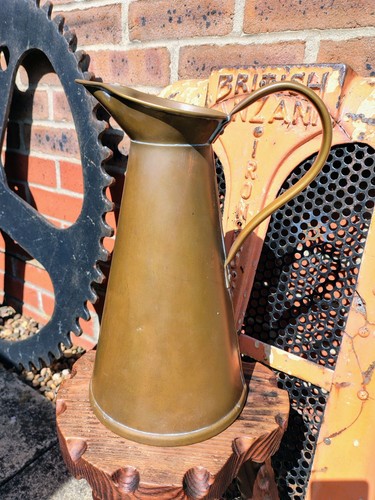 Vintage copper jug tall - copper,
