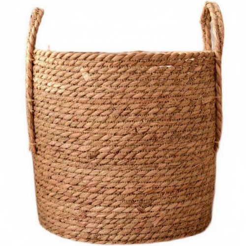 Woven seagrass planter - seagrass,