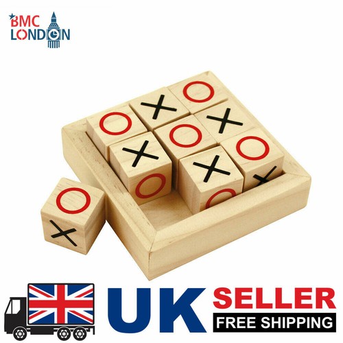 Wooden noughts crosses - &,