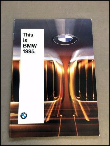 1995 bmw page car brochure - bmw, 44-page