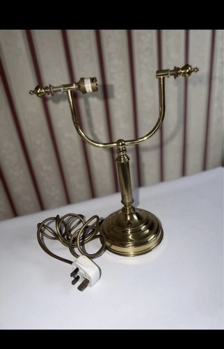 Vintage brass bankers desk - brass,