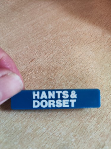 Hants dorset bus drivers pin - &,