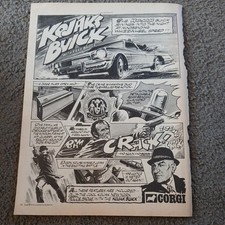 🇫🇴 Original Corgi KOJAK CAR Advert original advert cutting clipping