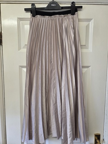 Zara metallic champagne satin - zara,