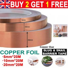Copper Slug Tape Adhesive Conductive Repellent Guitar Pickup Tape EMI Shield