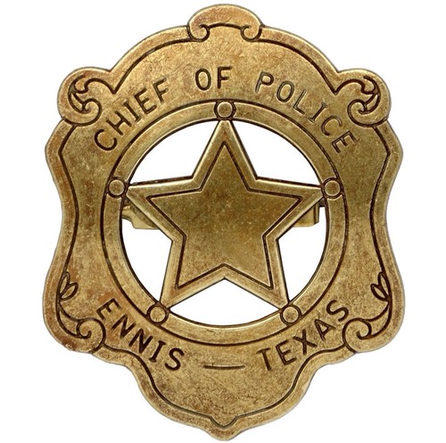 Chief police texas cowboy - of,