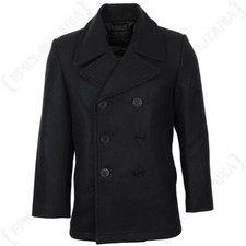Mil tec navy pea coat - pea,