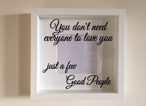 Box frame vinyl decal - frame, sticker