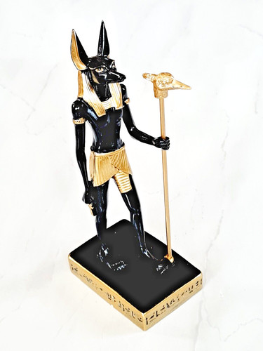 Egyptian anubis statue - anubis, resin