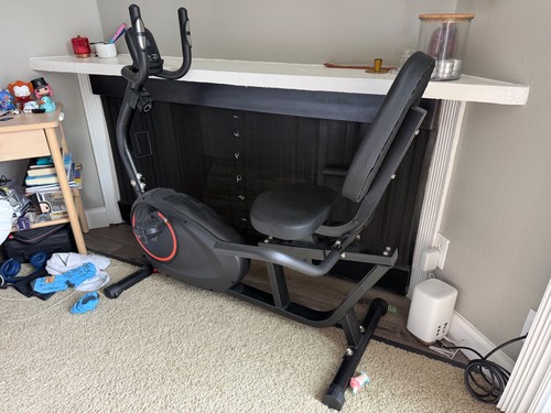 Black exercise bike - for, adults