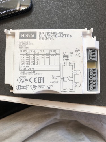 Helvar electronic ballast - helvar,