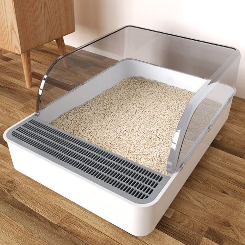 Extra large open cat litter - cat,