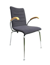 Swedish Fly Armchair Grey Suede, Danish Design Grace, Beech & Metal RRP250,-